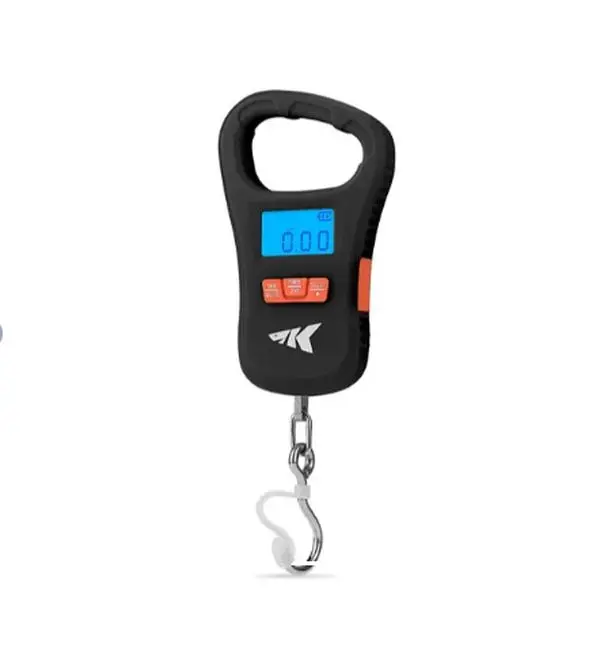 KastKing Fish Scale, ToughTide USB Charging Fishing Scale, 65lb Capacity, Ultra-Thin Digital Fish Scale, LCD Display, Ergonomic Handle, Fish Scales Digital Weight, Fishing Accessories for Men