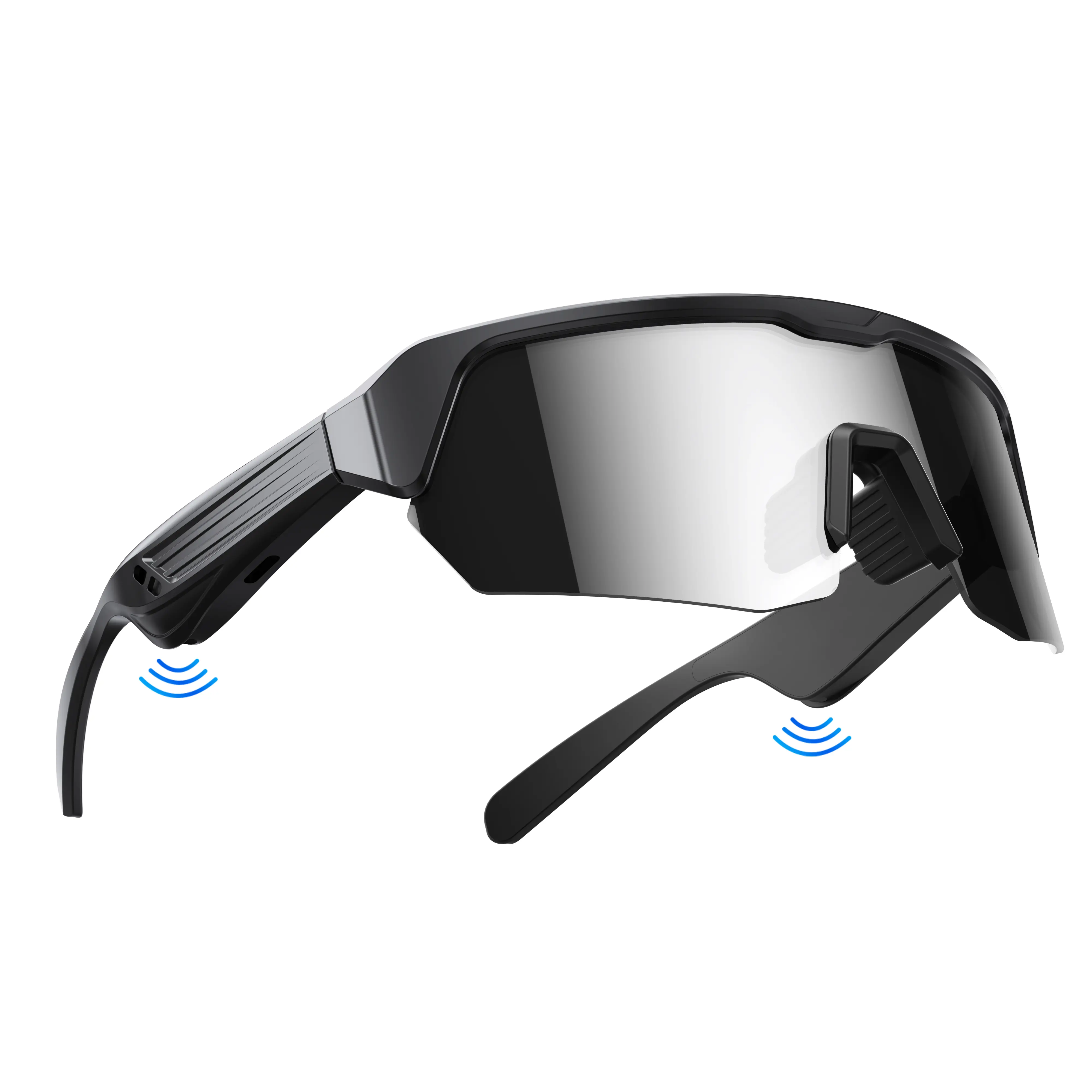 Smart Glasses Outdoorfun, cycling glasses, Polarized Bluetooth glasses Built-in Mic & Speakers, Voice Assistant, UVProtection Audio SunGlasses Cyber Digital Wireless Wearable