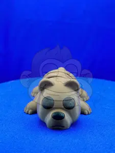 Bear flexi - Ant Flexi  - 3D Printed - Flexie  - Orange Ant