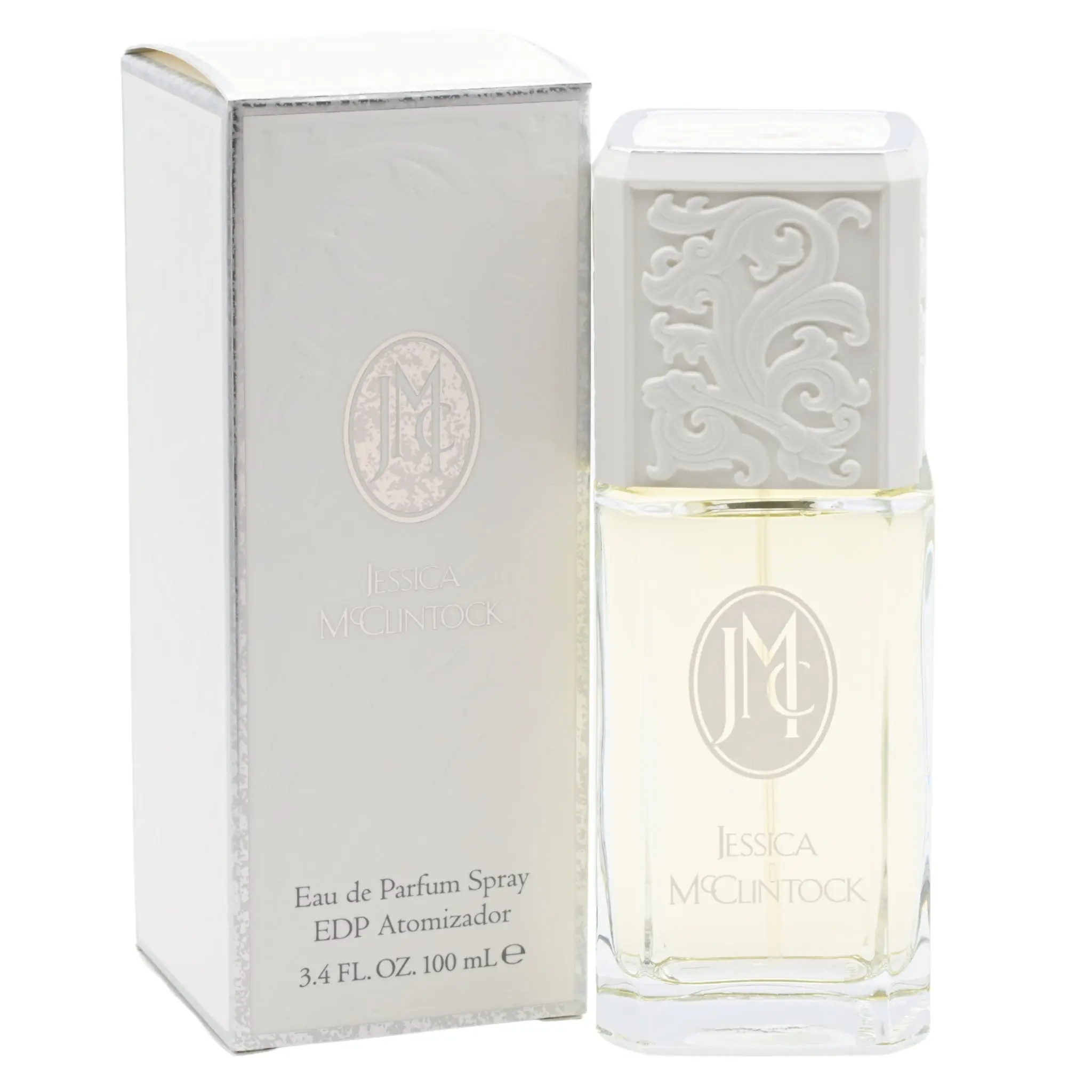 Jessica McClintock Eau de Parfum, Classic Women's Fragrance Spray with Notes of Bergamot and Lily of the Valley, 3.4 oz / 100 ml