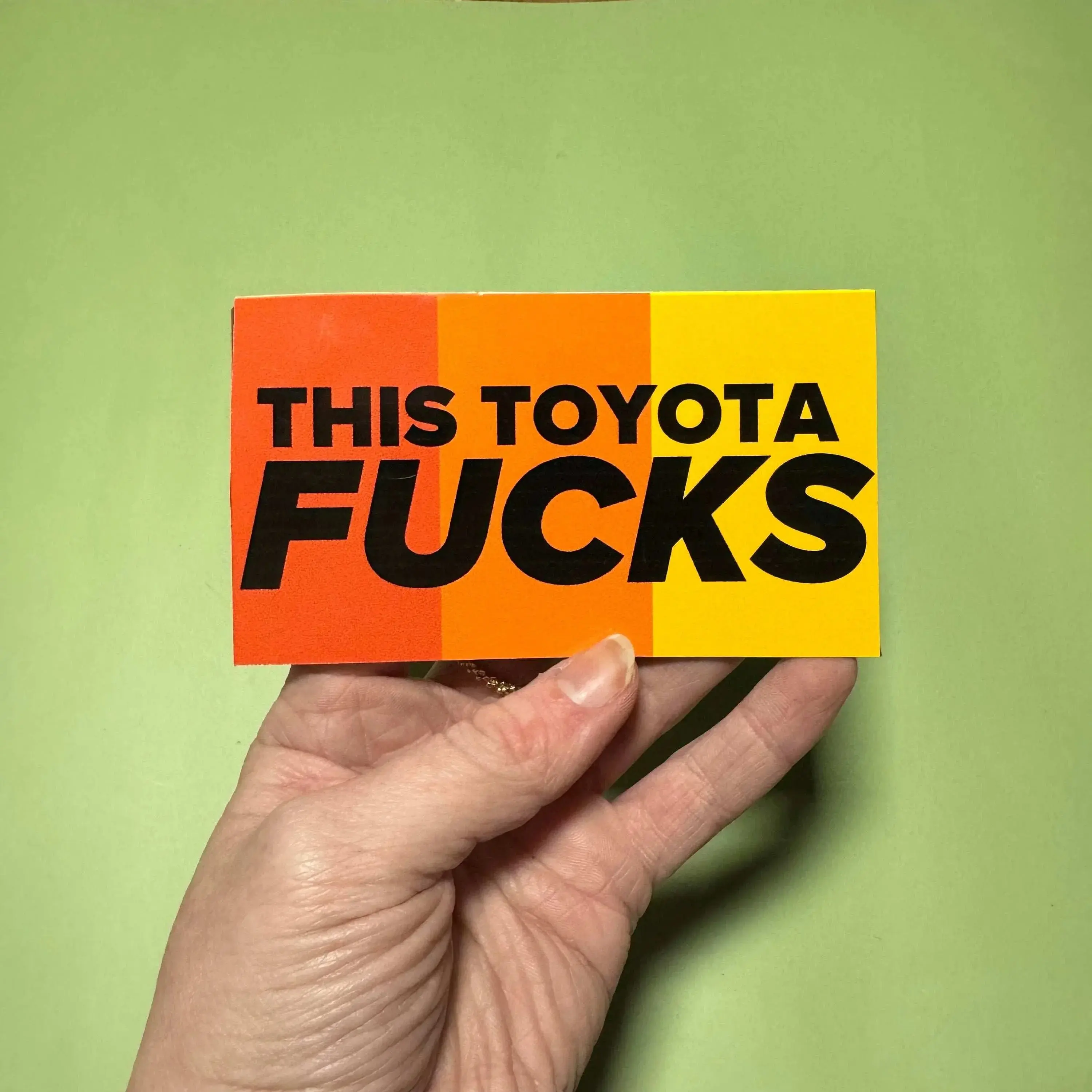 Humorous Bumper Sticker Pack for Toyota - Retro Decorative Car Accessory, Weatherproof Vinyl Option or Magnet, Decorative Car Stickers