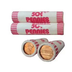 1977-P Lincoln Memorial Cent Uncirculated - Bank-Wrapped Roll