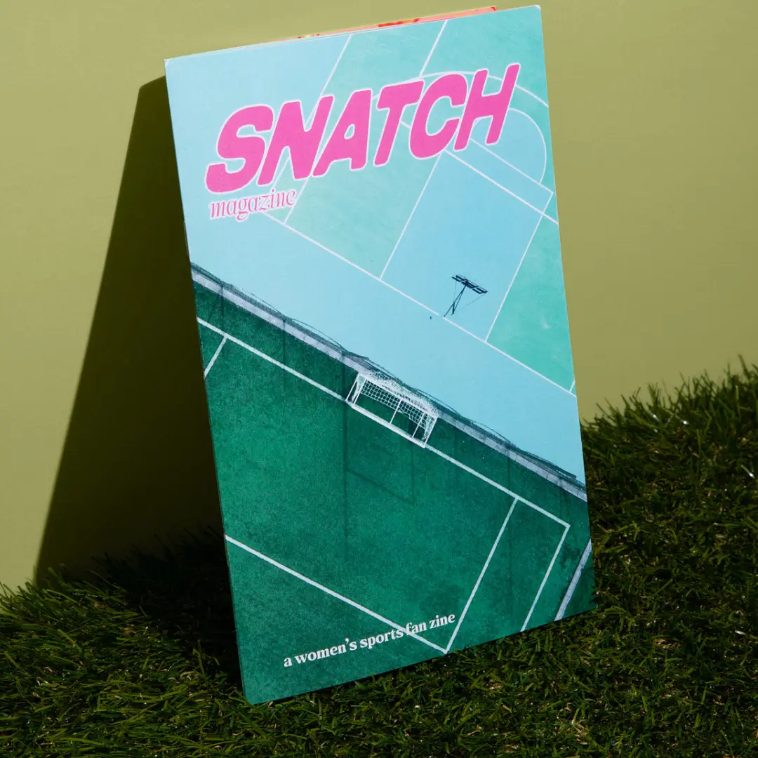 Snatch Magazine: Editor's Issue | LGBTQ+ Women's Sports Fan Zine with Bold Graphic Visuals