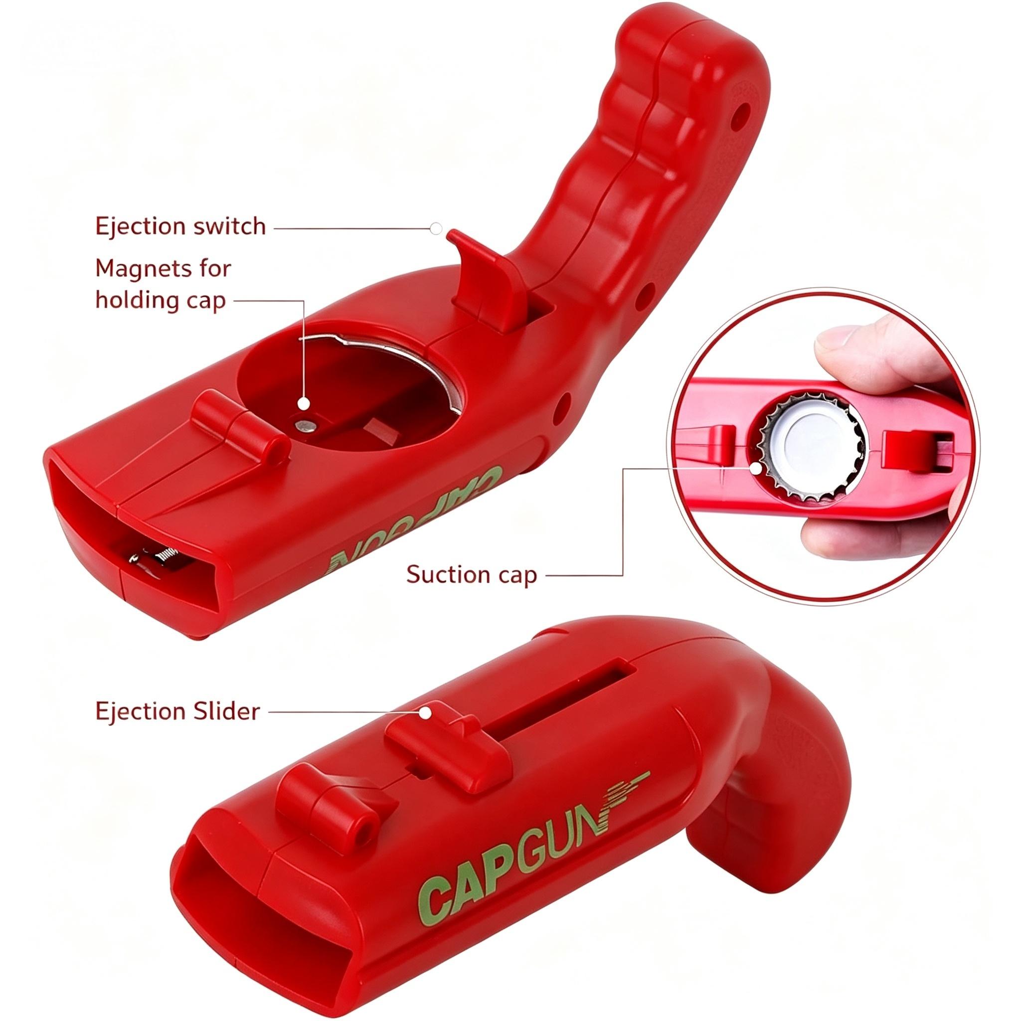 Bottle Opener, Fun Shooting Gun Creative Bottle Opener for Party Games, Family Parties, Outdoor Barbecue