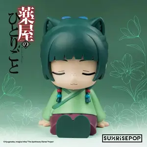 Sunrisepop ​The Apothecary Diaries​ Figure Maomao Action Figures Night Light Collectible Ornaments Pat Tap Light Desk Night Lamp Bedroom Decor Gifts Color Changing Usb Powered Ambient Dimmable Led Christmas Gift