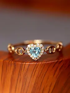 925 Sterling Silver Heart Ring, Perfect Valentine Gift, Ideal for Wedding, Engagement & Anniversary, Fashion Party Jewelry