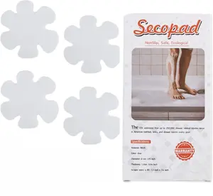 24 Pcs Bathtub Stickers Non-Slip, Safety Strips Anti Slip Bath Tub Stickers with Scraper, Treads Adhesive Appliques for Bathtub Bathroom Shower Floor