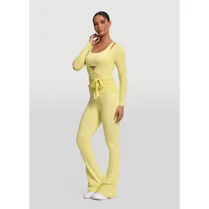 Seamless Pilates Wrap Top