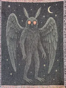 Mothman Tapestry Blanket