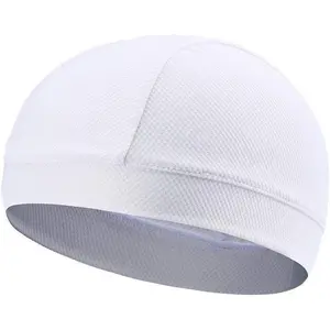Moisture Wicking Skull Cap/Helmet Liner/Running Beanie Caps for Men - Motorcycle Cycling Breathable Dome Cap Sweatband