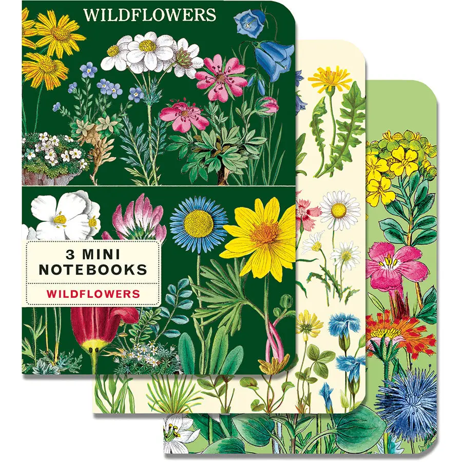 Wildflowers Vintage Mini Notebooks