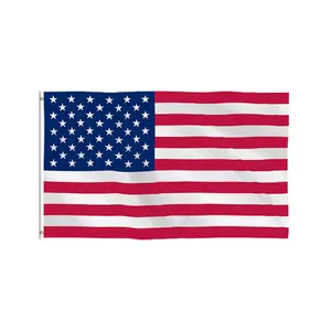 Premium 3x5ft American Flag USA Waterproof Outdoor Banner for Patriotic Display Durable Polyester UV Resistant Fade Resistant Colors