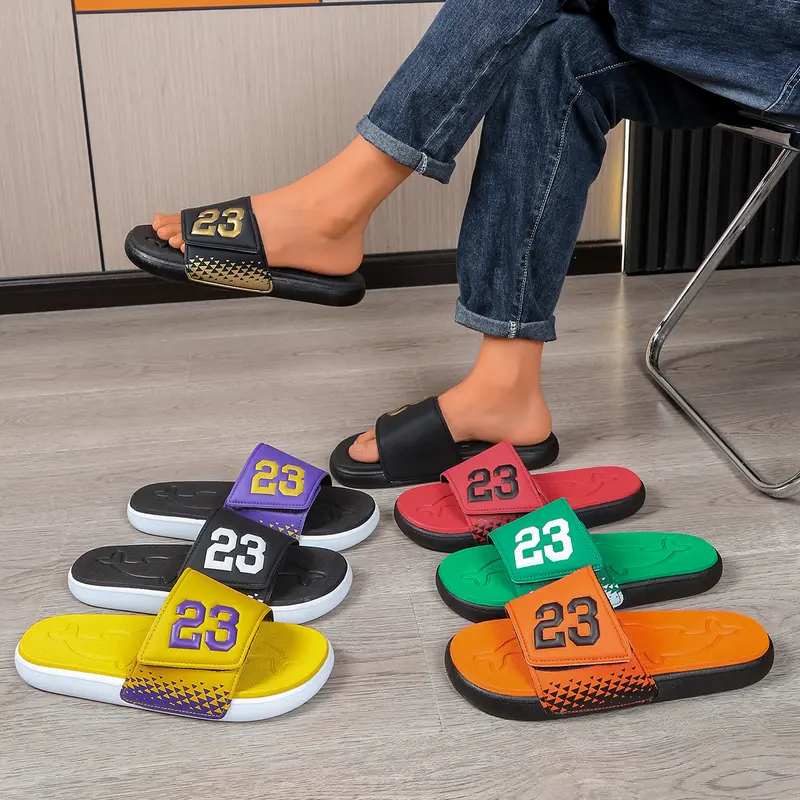 Men's comfortable open-toed slippers with carabiner buckle,multi color,Large size shoes, suitable for both men and women,Adjustable shoe upper,PU upper,EVA lining,PVC soles - ideal for outdoor sports