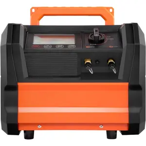 Refrigerant Recovery Machine, 1 HP Dual Cylinder Portable AC Recovery Machine with 3000rpm Brushless Motor, Freon Refrigerant Recycling Tool for Automotive, Air Condition, Household HVAC