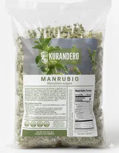 Kurandro - Manrubio -  Marrubium vulgare - 4 oz (114g) 100% Natural Vegan Non-GMO Strong Herbal Aroma Bitter Tone Mexican Herb