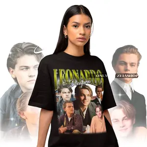 Retro Leonardo Dicaprio Shirt - Leonardo Dicaprio 25 Tshirt Fan Gift, Gift For Her