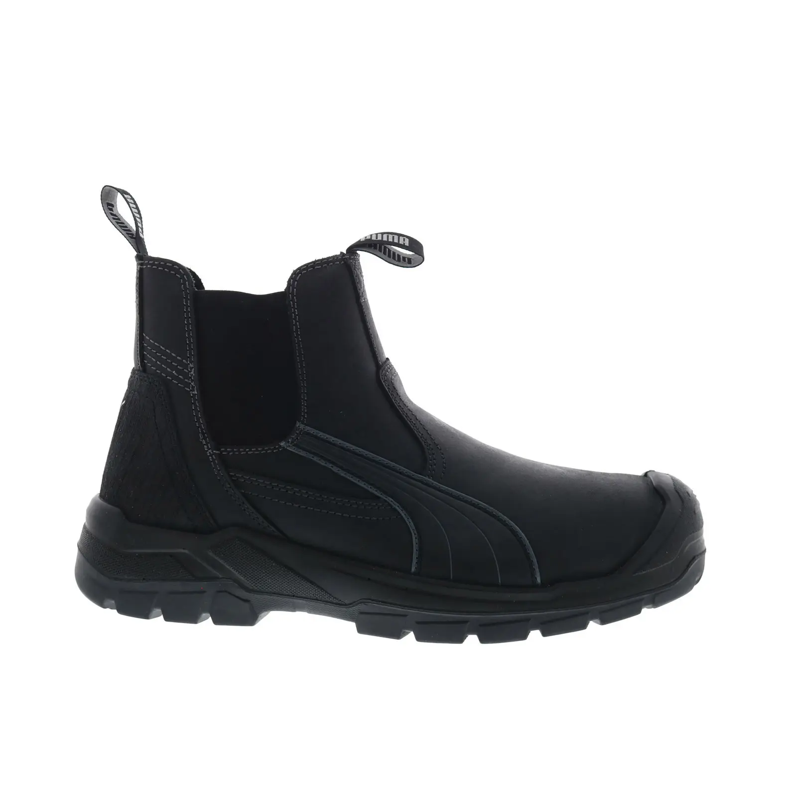 Puma Safety Tanami Double Gore Electrical Hazard Soft Toe Mid Mens Black Work Boots