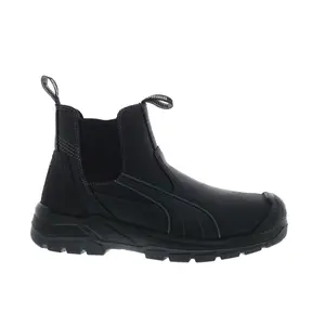 Puma Safety Tanami Double Gore Electrical Hazard Soft Toe Mid Mens Black Work Boots