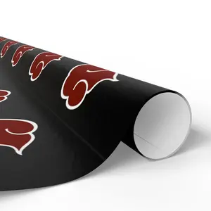 Akatsuki Wrapping Paper – Red Cloud Anime Gift Wrap Sheets for Birthdays, Christmas & Holiday Gifts, Perfect Otaku Party Supplies