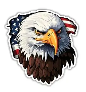 American Eagle Patriotic Vinyl Sticker