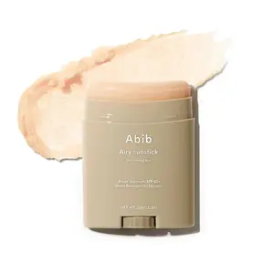 Airy Sunstick Protection Bar Broad Spectrum SPF50+ -  Smoothing Bar, Non-Sticky Matte Finish Sun Protection for Face and Body, Long-lasting Korean Sun Stick