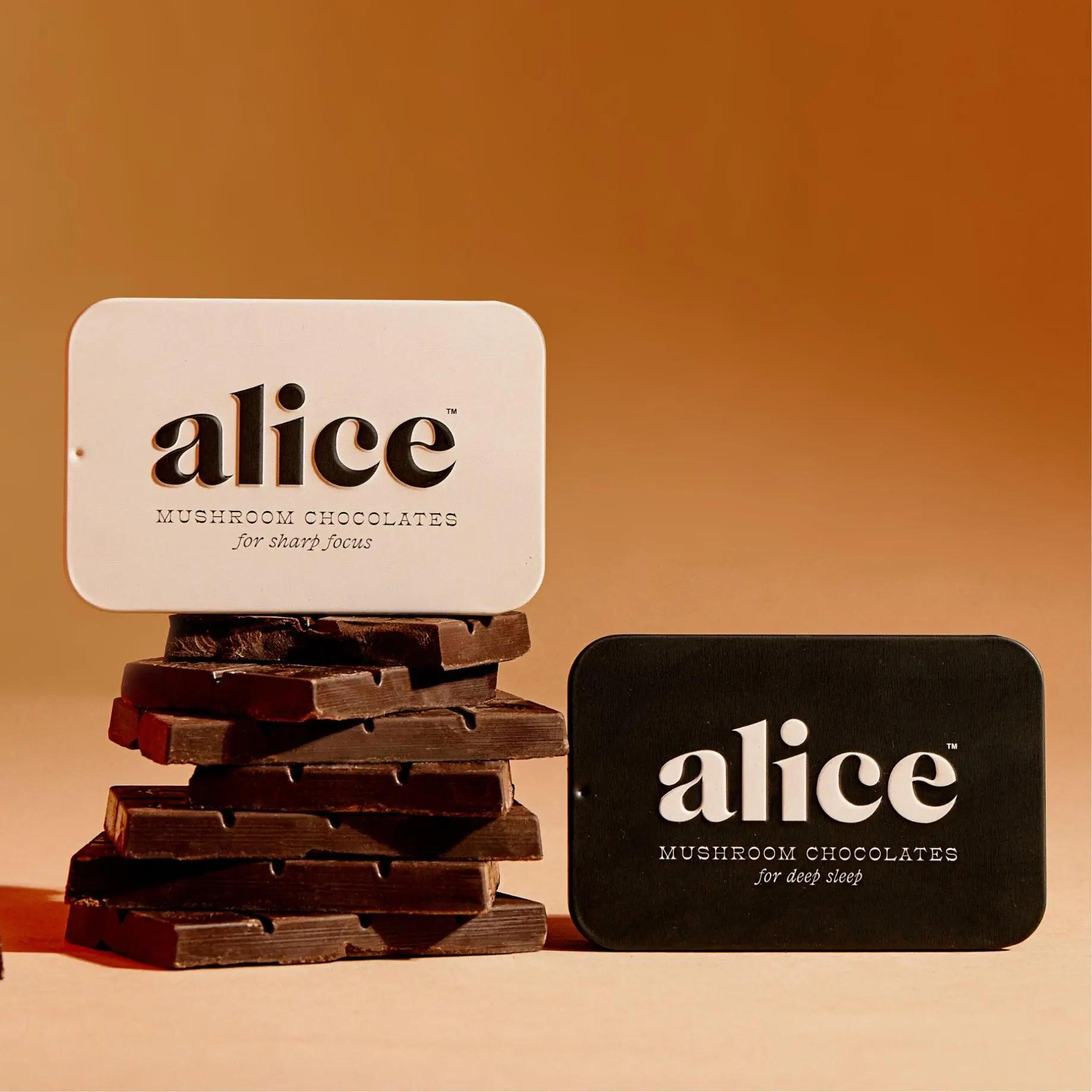 Everyday Duo - Brainstorm and Nightcap Functional Mushroom Chocolates Chocolate Snacks Chocolate Candy