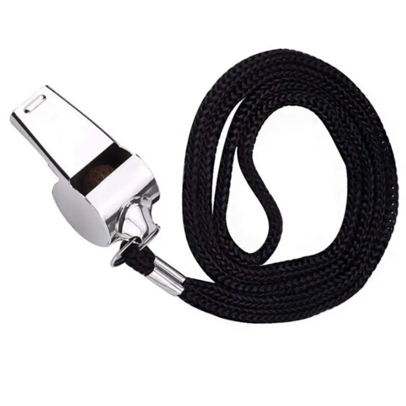 Stainless Steel Whistle First Aid Whistle Soccer Football Basketball Hockey Baseball Sports Referee Whistle Survival Outdoor, Volleyball Accessories Whistle Mouthpiece