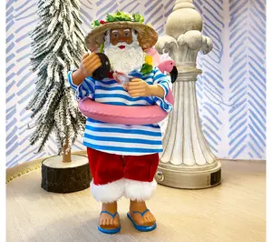 Santa's Workshop 10" Swimming Santa