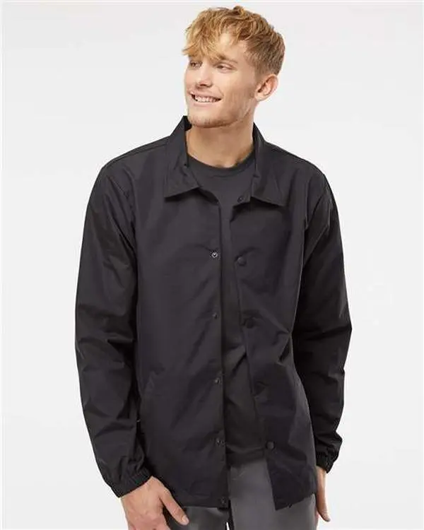 Independent Trading Co. EXP99CNB Water-Resistant Windbreaker Coach's Jacket