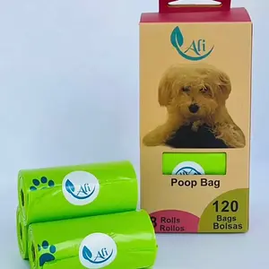 BOLSA PLASTICAS BIODEGRADABLES PARA RECOGER EL POPO DE PERROS
