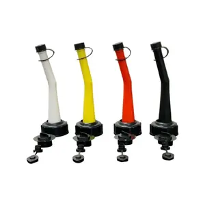 KP KOOL PRODUCTS Vintage Gas Can Spout for Craftsman & Chilton – 8.5" Pre-Ban Replacement Nozzle with Gas Cap, Gasket, Stopper & Vent Plug – Fits Models P10–P500 – Durable Plastic Fuel Spout Kit for Easy Pouring – 1-Pack