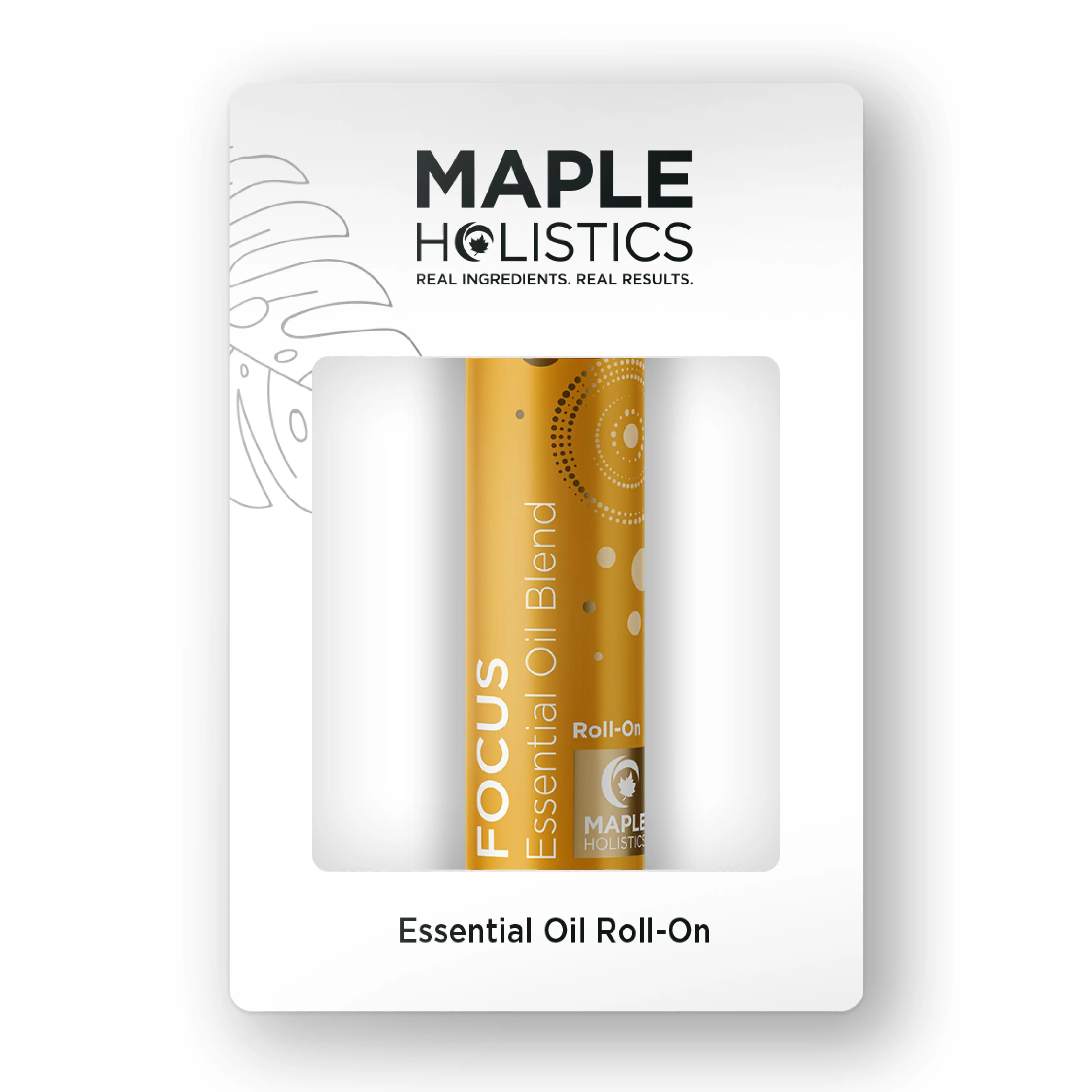 Maple Holistics Focus Essential Oil Roll On - Aromatherapy Essential Oil Roller with Citrus and Mint Oils - Attention Oil Blend Healthcare Fitness