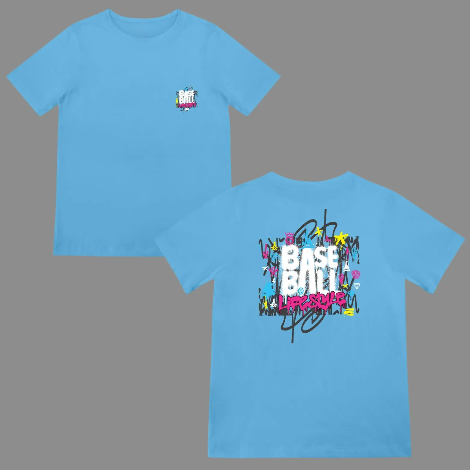 Baseball Graffiti Design Youth Tee and Adult T-Shirt, Youth Boys Clothing, Youth Boys Shirts, Youth Boys Clothes, Baseball Outfits, Baseball Lifestyle Shirt, Trendy Summer T-Shirt, Back to School Outfits, Gift for Boys and Girls