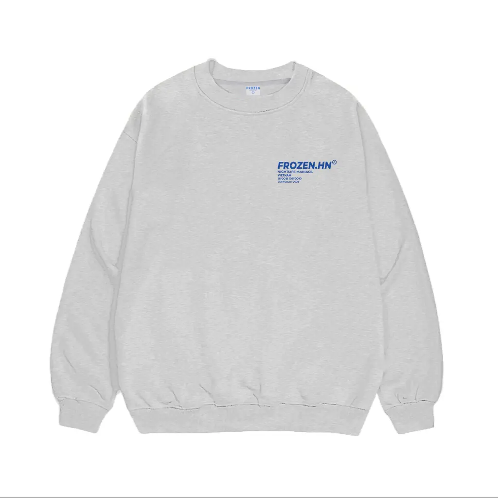 Frozen Night Life Fleece Sweater with 100% Cotton Lining, Unisex
