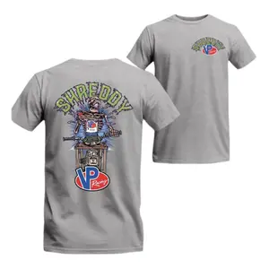 Shreddy VP Racing Skeleton T-Shirt – Bold Hot Rod Graphic for Motorsport Fans, Track Day Style, Off-Road Lovers & Car Culture Enthusiasts, Full Sizes