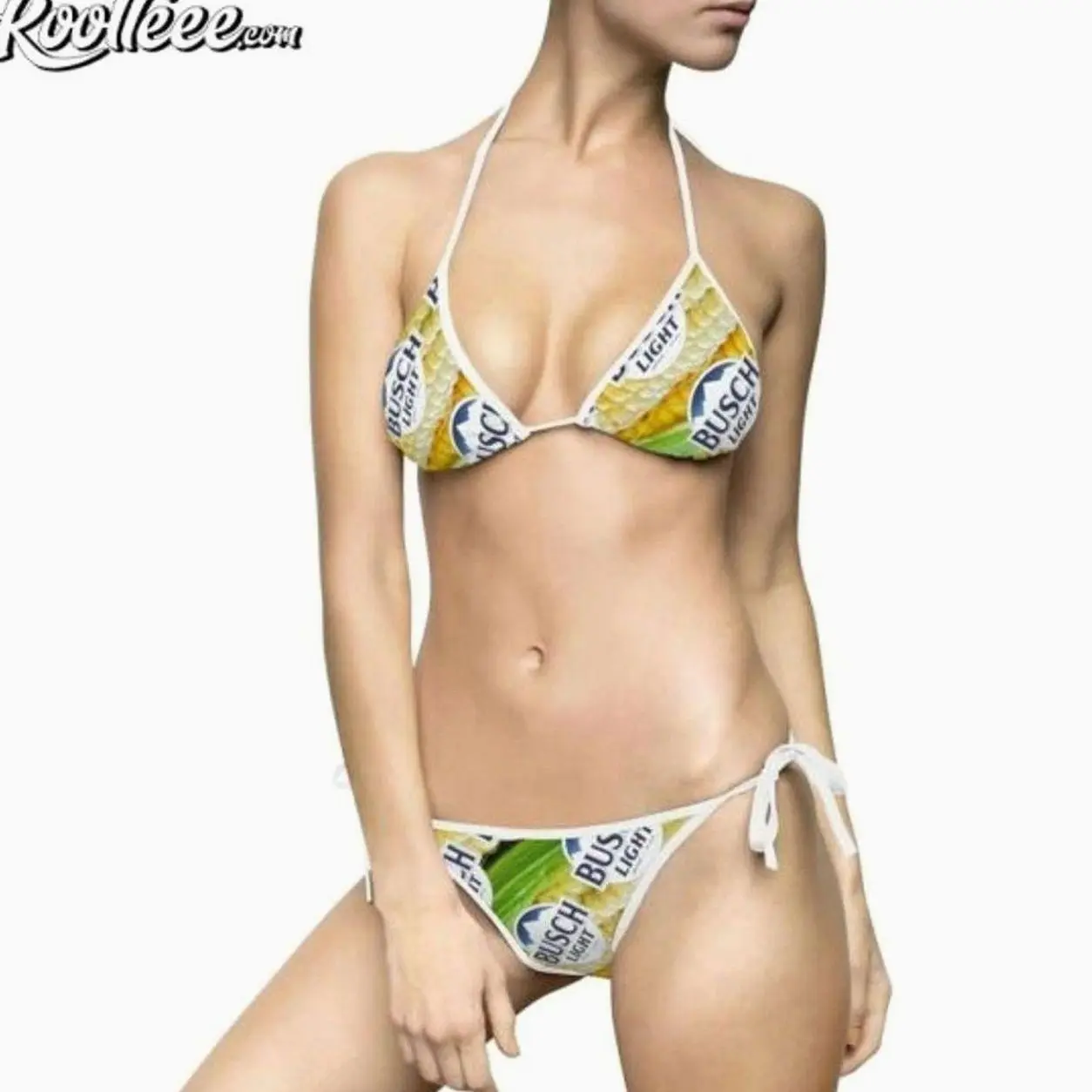 Busch Light Beer Women’s Bikini Swimsuit FK5 RWO 2U0