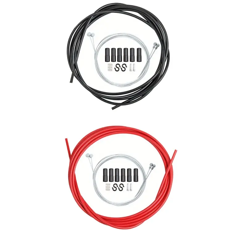 Bicycle Brake Line Kit, 1 Set Bicycle Brake Cable Kit, Cable Upgrade, Bicycle Brake Hose Kit, Bicycle Accessories for Mountain Bike, Road Bike, Cycling Accessories