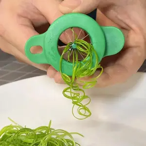 Green Onion Slicer Tool Ultra-Thin Shredding Knife String Cutter Home Use Vegetable Slicer Commercial Kitchen Gadget Flower Slice