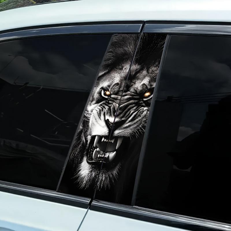 Premium Heavy Duty Vinyl Car Decal Sticker - Ultra Scratch Resistant Waterproof UV Anti-Fade, Self-Adhesive Permanent Universal Multi-Size, All Exterior Auto Decor for Car Body Window Bumper Hood Vehicle Accessories