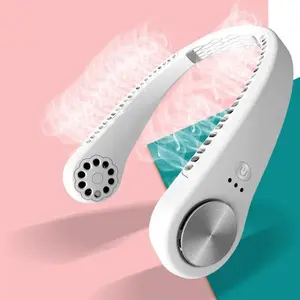 Portable Hanging Neck Fan - USB Rechargeable Neck Air Cooler