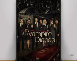 The Vampire Diaries Poster , Wall Art , Wall Prints , Home Decor , Kraft Paper Print , Gift Poster , Tv Series Poster 45785 212
