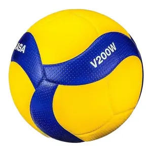 Indoor Volleyball Soft Touch Official Size 5 for Training and Recreational Play Non - Slip Surface Indoor Court Use Only