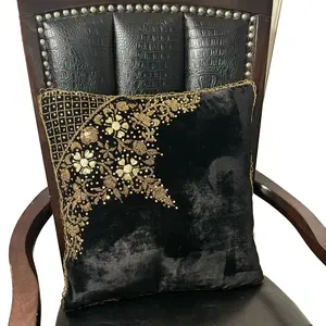 Beaded cousin covers beaded pillow cases decorative beaded throw pillow cases trendy fashion pillows cover for sofa and bed