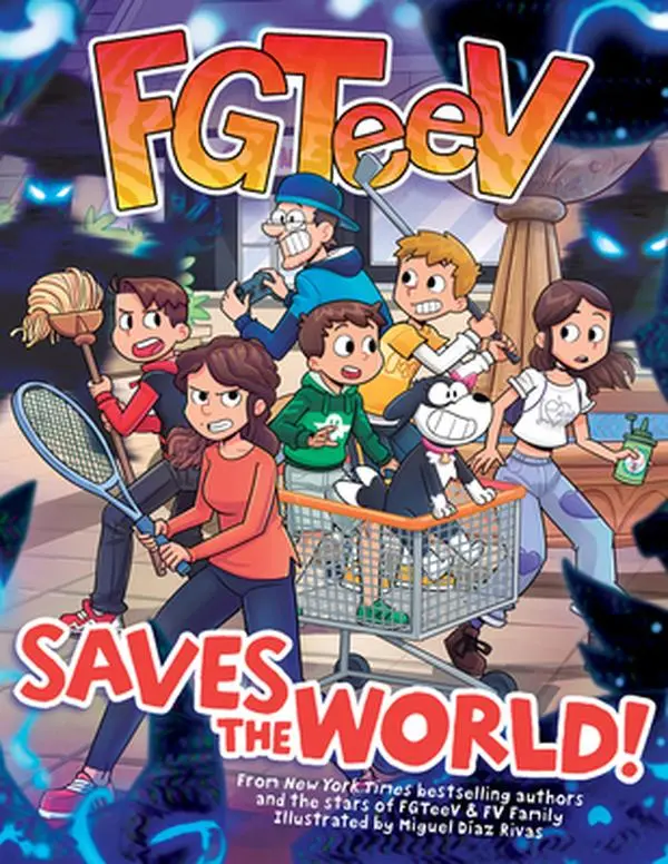 USED Book - FGTeeV: Saves the World! by Fgteev (Hardcover) - english