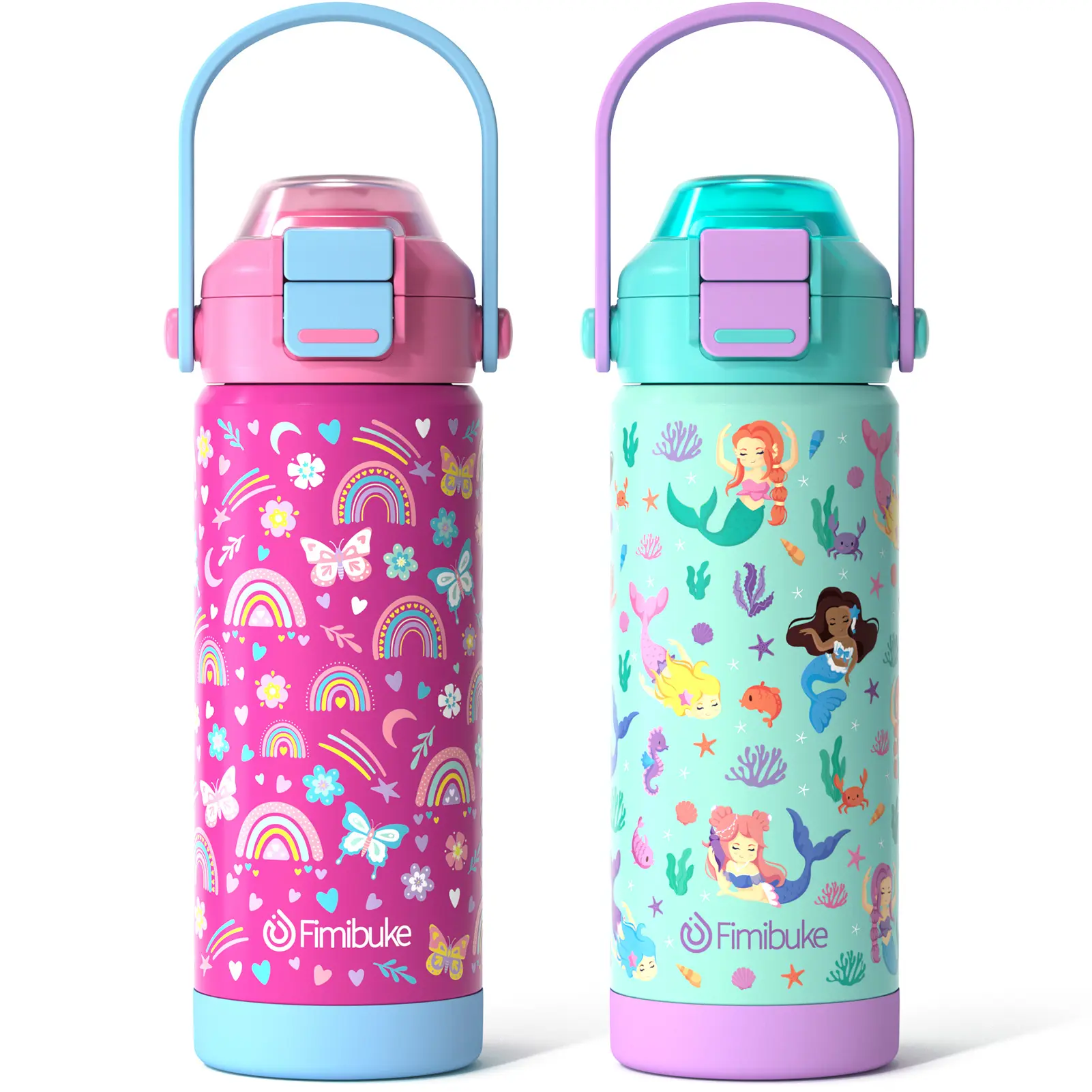 B11.2PCS For 18OZ Rainbow&Mermaid