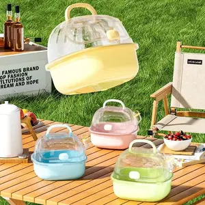 Acrylic Hamster Carrier - Transparent Design, Portable Handheld Panoramic Carrier for Hamsters, Specifically Designed for Hamsters