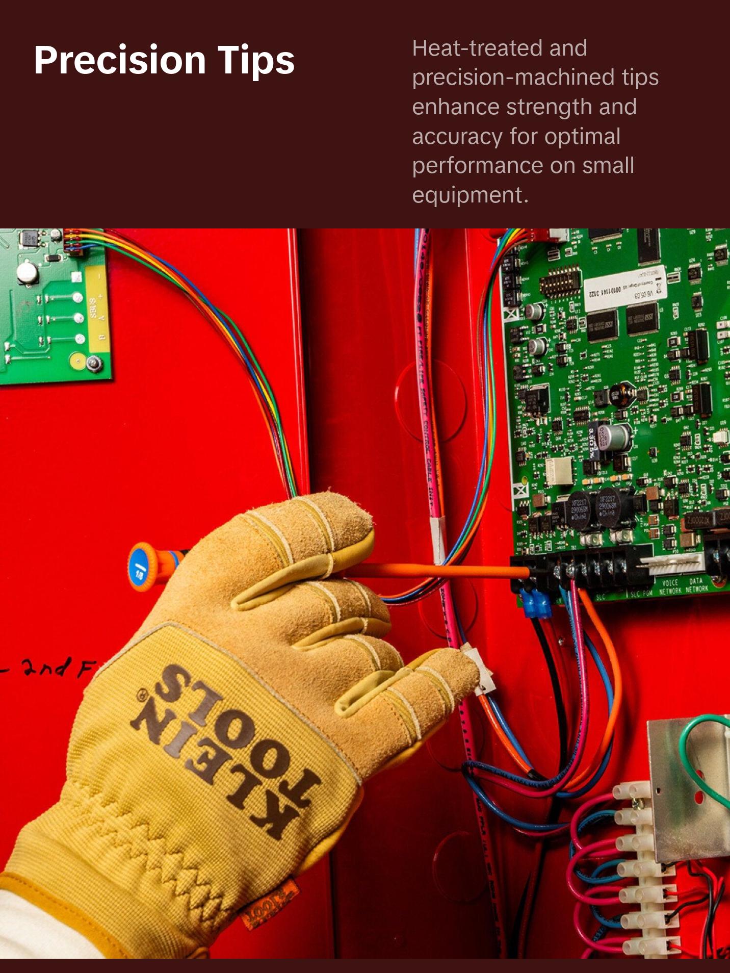 Klein Tools 85615INS Insulated Precision Screwdriver Set, 5-Piece