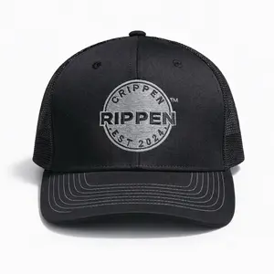 Crippen Rippen SnapBack Hat - Trucker Cap with Embossed Logo and Adjustable Fit