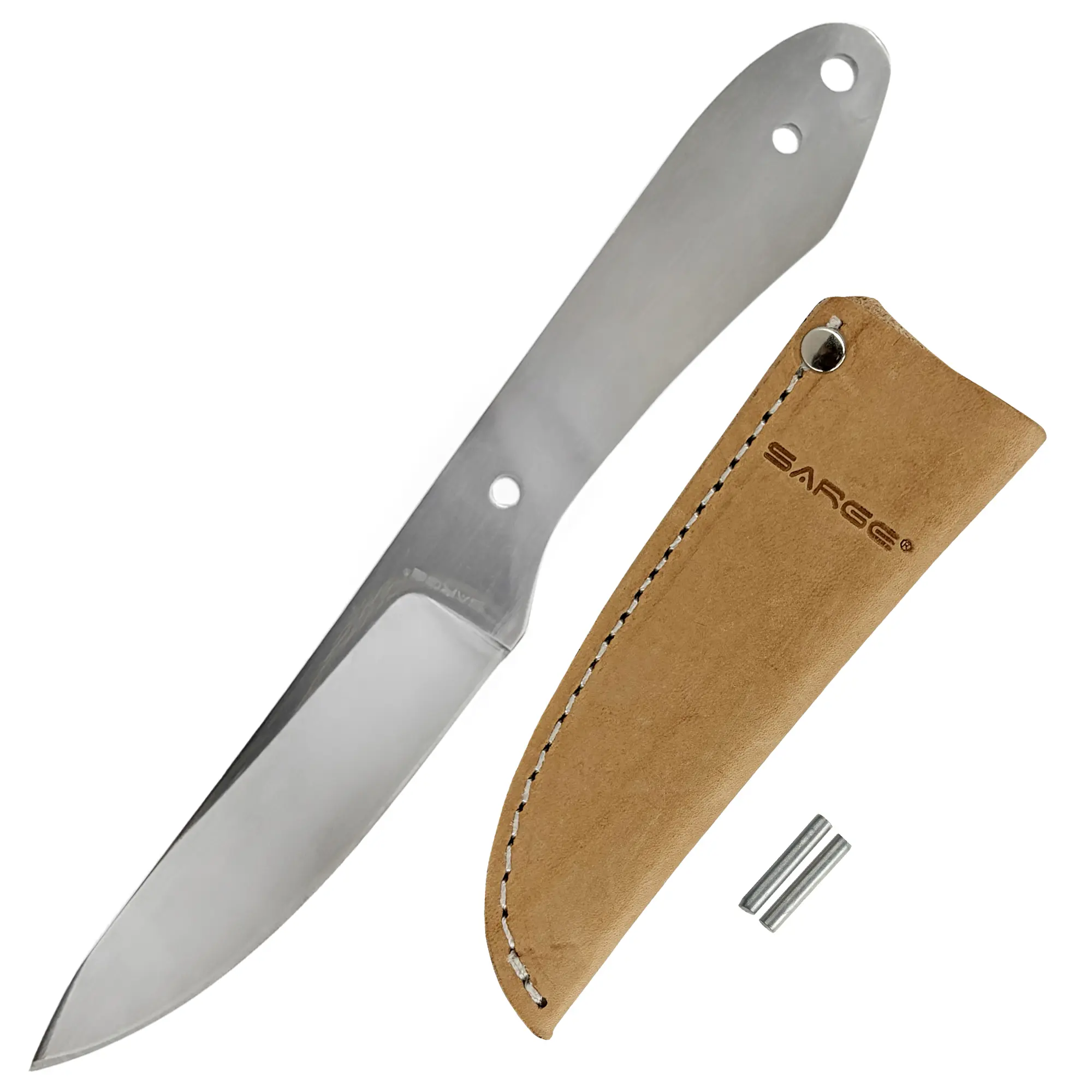 Sarge Knives DIY Woodwork Kit for Custom Fixed Blade Semi-Skinner Knife Maker Wood Craft Kit, SK-907KIT
