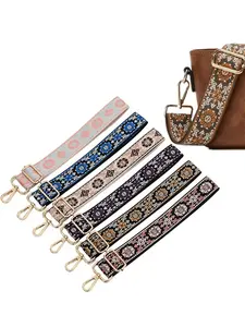 Wide Embroidered Shoulder Strap for Women Bags, Versatile Bag Accessory for Handbags, Phone Cases & Luggage Accessories